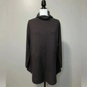 Banana Blue Merino  Wool Pullover Turtleneck Sweater